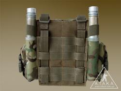MOLLE интерфейс для крепления на снаряжении, РПС и поясах.